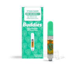 Buddies Brand 1g Liquid Diamonds Live Resin Cartridge TRAINWRECK x LEMON PARTY