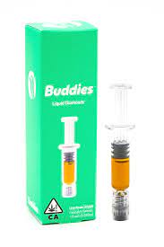 Buddies Brand 1g Liquid Diamonds Live Resin Syringe GUSH MINTS
