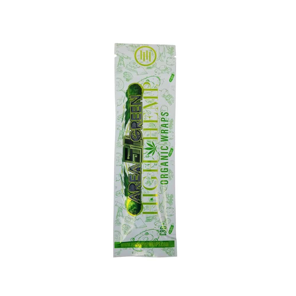 High Hemp Organic Wraps – AREA 51 GREEN