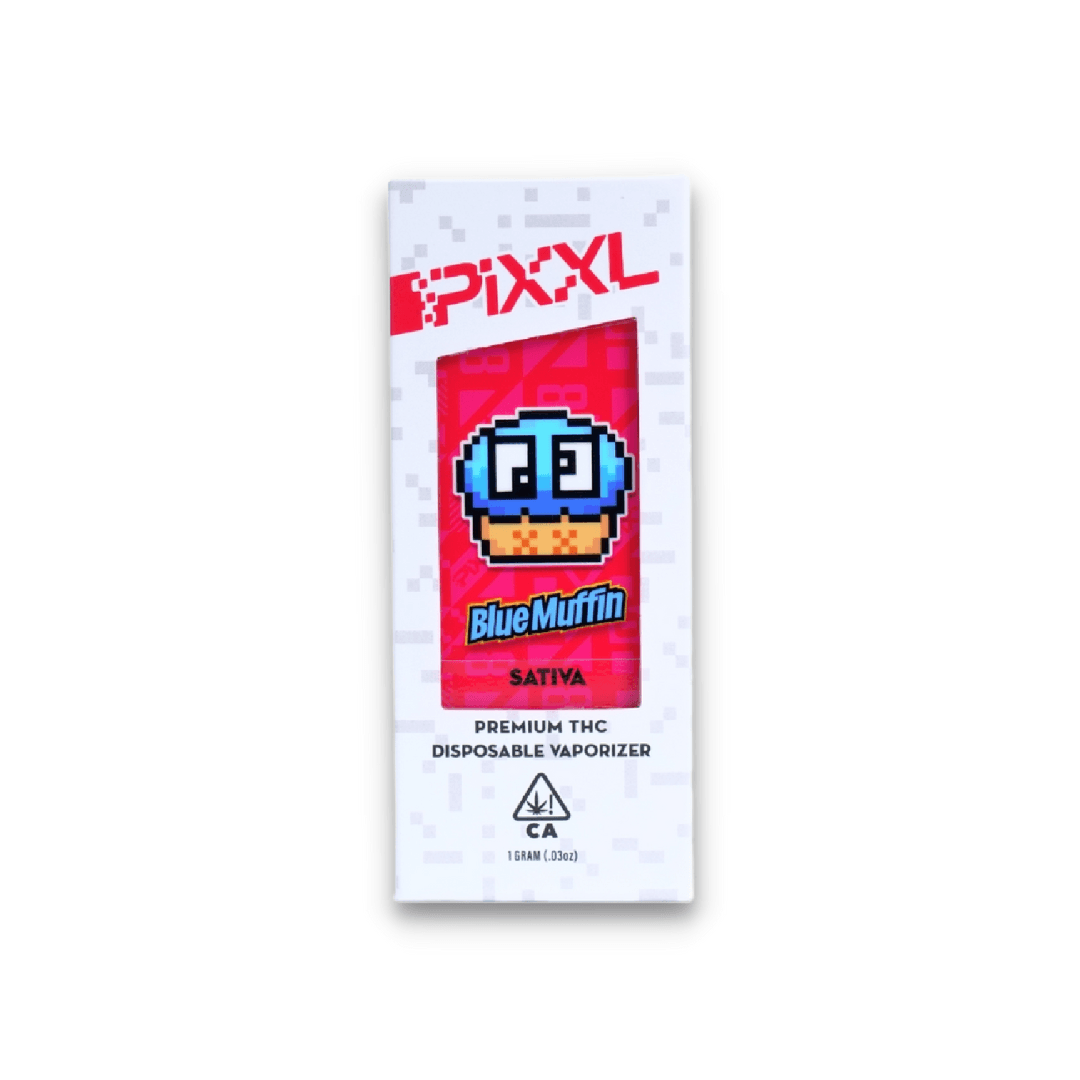 PiXXL 1g THC Premium Disposable Vape BLUE MUFFIN