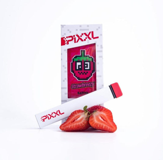 PiXXL 1g THC Premium Disposable Vape STRAWBREEZY