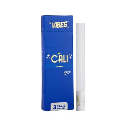 The Cali by VIBES Cones Cylindrical Shape  (1g)- 3 per Pack (Rice)
